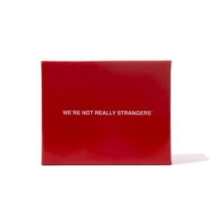 Red Conversation Card Game